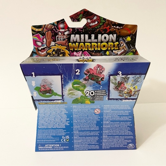 Million Warriors 20 Pack with Launcher and 2x 10 Packs - Picture 5 of 15